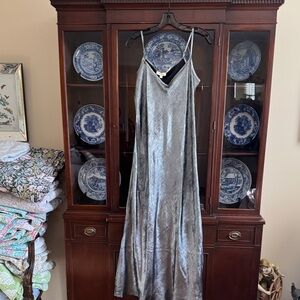 Elan Metallic Silver Dress